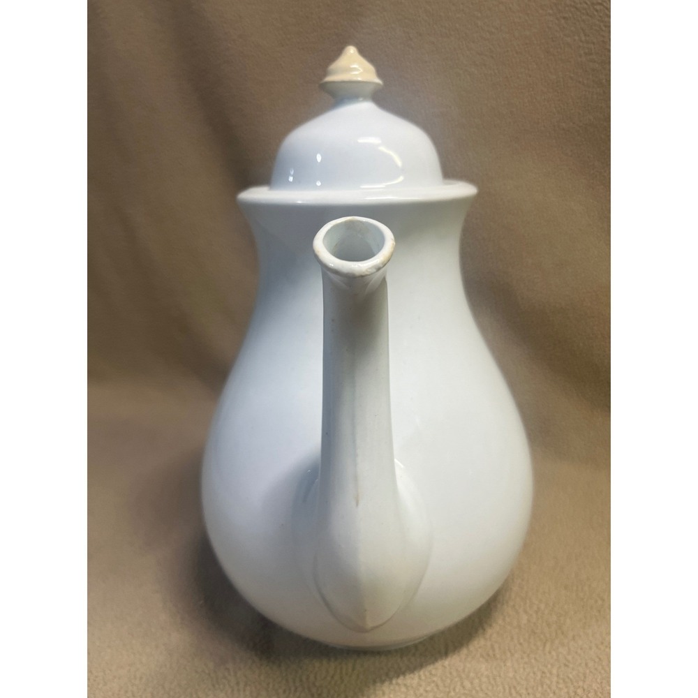 Vintage IRONSTONE CHINA J&G MEAKIN ENGLAND Coffee, Tea Pot White - Picture 2 of 12